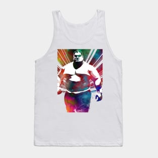 Wrestling sport art #wrestling Tank Top